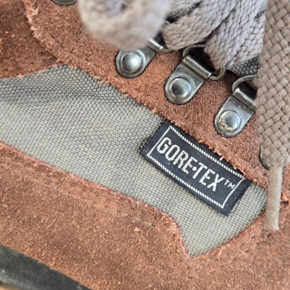 VTG Cabela\'s Mens Gore Tex Boots‎ Size 8.5D Hiking Hunting Brown Leather Canvas main image 7